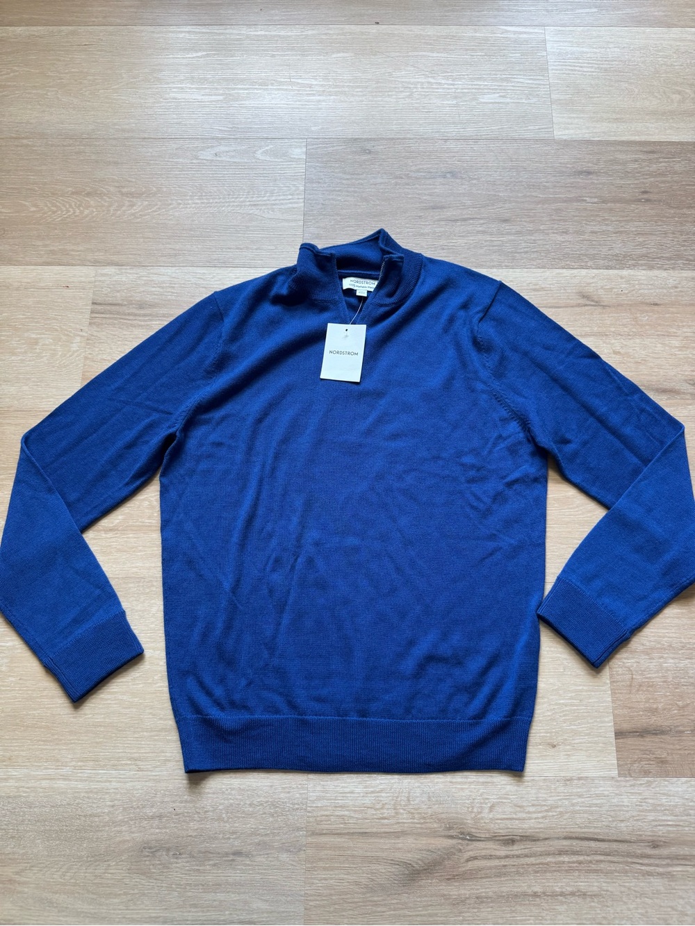 Nordstrom Men’s Navy Blue Turtleneck Sweater